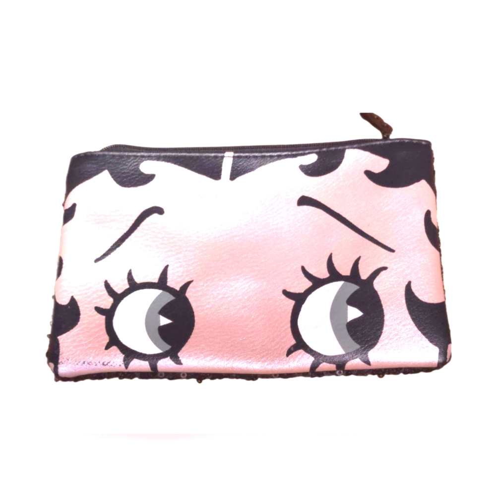 Betty Boop Sequenced Makeup/Cosmetic Bag.